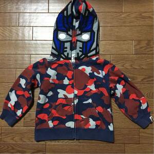 90 A BATHING APE x TRANSFORMERS HOODIE エイプ トランスフォーマー パーカー