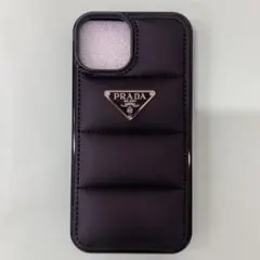 PRADA ブラック キルティング iPhone13スマホケース