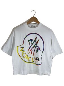 MONCLER◆Logo Print T-Shirt/Tシャツ/XS/コットン/WHT/I10938C00026//