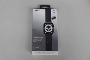 LAUT　ラウ　Apple Watch 1-8/SE1-3/ULTRA 42/44/45/49mm BAND LAUT BLACK LAUT_AWL_ST_BK ブラック　未使用　箱痛み品