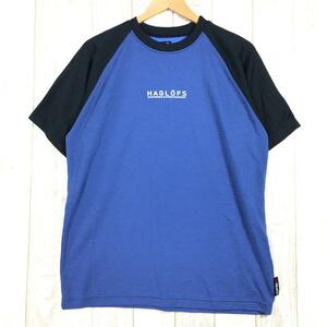 MENs M ホグロフス オールド ポーラテック Tシャツ HAGLOFS ブルー系