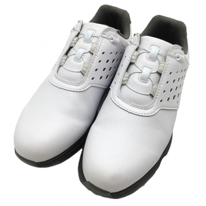 【美品】フットジョイ ゴルフシューズ 白×黒 98637J BOA レディース 22.5 ゴルフウェア FootJoy