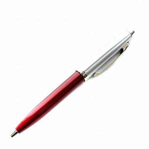 シェーファー SHEAFFER ボールペン 繰り出し式 バイカラー シルバー色 赤 レッド /AN32 ■OF メンズ レディース