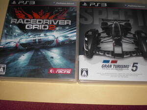 即決PS3 グランツーリスモ５ SPECⅡ　＆　RACEDRIVER GRID 2