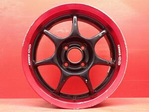 単品 社外 ホイール 1本 軽量 ENKEI エンケイ RACING S レーシングS タイプI ★ 6.5J-15 PCD100 4穴 ＋32 ハブ73 ★ ja15