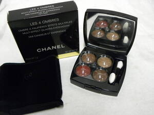 シャネル☆レ キャトル オンブル 268 カンドゥール エ エクスペリヤンス CANDEUR ET EXPERIENCE☆CHANEL 4色アイシャドウ☆新品 本物