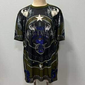 GIVENCHY ジバンシー ジバンシイ 極楽鳥花 RTTWLR UNO DE NOSOTROS Tシャツ 半袖 XSサイズ