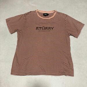 stussy ステューシー ボーダー Tシャツ 半袖Tシャツ M vintage ヴィンテージ