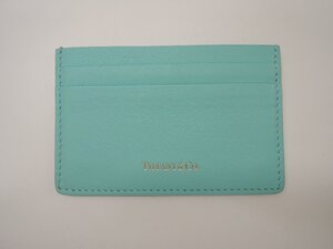 ティファニー Tiffany&Co カードケース レザー ティファニーブルー ランクAB BRB・バッグ・財布