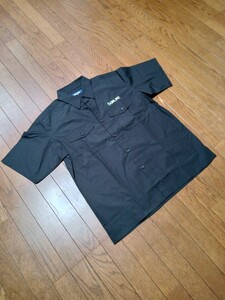 【新品　未使用品】SUNLINE　サンライン　フィッシングシャツ 半袖　アウトドアシャツ　ブラック　黒メンズ　ＬＬサイズ 刺繍 半袖シャツ