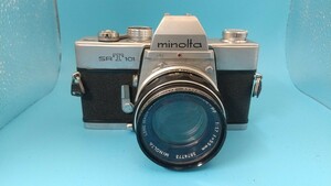 K473 MINOLTA SR T 101 1:1.7 f=55㎜ /フィルムカメラ/ミノルタ/コンパクトカメラ/ 動作未確認 現状品 JUNK