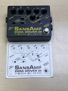 SANSAMP BASS DRIVER DI TECH 21 NYC 