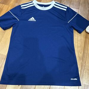 アディダス adidas 半袖 プラクティスシャツ サッカー 160cm 紺