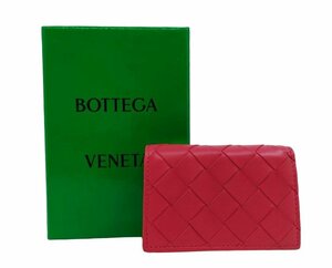 未使用品！BOTTEGA VENETA【ボッテガ ヴェネタ】751153 タイニー コンパクトウォレット 三つ折り長財布（4578）