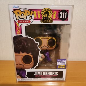 プロテクトケース付★新品★夏コミコン限定★ジミー・ヘンドリックス★パープルジャケット版★JIMI HENDRIX★Funko POP!★フィギュア