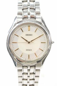 SEIKO セイコー Dolce ドルチェ 8J41-6030 クォーツ シェル文字盤 メンズ 腕時計 6163-HA