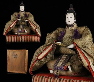 時代 雛人形 日本美術 置物 骨董品 美術品 古美術 時代品 古玩[65123qe]