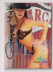 1997 Bench Warmer Peggy Tyler Autograph card #10of12