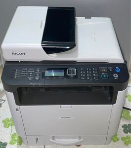 RE106c 中古現状 作動確認済み Ricoh リコー SP2300SFL A4対応モノクロレーザープリンター複合機 FAX スキャナー コピー機