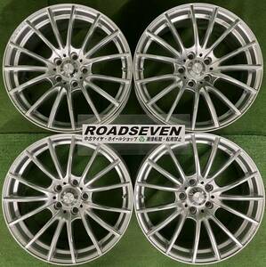 ★weds WedsSport SA-35R ウェッズスポーツ 18インチ★18×7.5J +35 5H PCD114.3 ハブ径:約73mm 4本セット 中古アルミホイール★送料無料