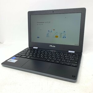 【中古美品】ASUS/Chromebook Flip C214MA(C214MA-BU0029)/インテル Celeron/メモリ4GB/ストレージ32GB/3P415