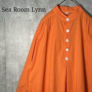 Sea Room Lynn シールームリン ビッグシルエット バンドカラー オーバーブラウス