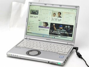 1円～ 激安 中古美品 即使用可 ノートパソコン Panasonic CF-SZ6ADLVS 12.1型 第7世代 i3 8GB 高速SSD 無線 webカメラ Windows11 Office