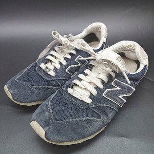 ◇ NEW BALANCE ニューバランス スニーカー サイズ25 ネイビー レディース メンズ E