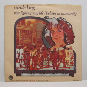 CAROLE KING-You Light Up My Life (US Orig.7+PS)