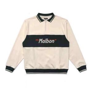 XXL マルボンゴルフ MALBON GOLF 　シャツ　ハーフジップ　長袖　即日