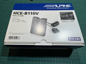 ☆アルパイン電波光ビーコン付ETC2.0 HCE-B110V 新品未使用品 ナビ連動ケーブル付☆