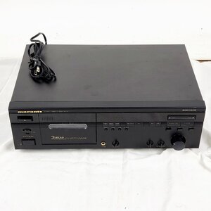 [KM0049] 中古現状品 Marantz SD-62F カセットデッキ リモコン欠品 基本動作OK マランツ オーディオ 1000円スタート！