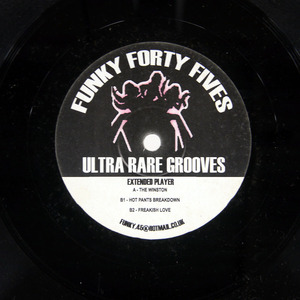 UK盤 VA/ULTRA RARE GROOVES VOL. 1/FUNKY FORTY FIVES FFF001 10