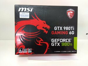 msi グラフィックボード　GTX980Ti gaｍing 6G　GEFORCE　GTX　980Ti