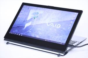 1円～ LTE対応 バッテリー良好 12.5インチ FHD液晶 2-in-1タブレットPC VAIO Pro PA VJPA11C11N m3-8100Y RAM8Ｇ SSD128G Win11対応機種