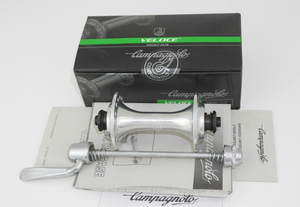 新品 イタリア製 CAMPAGNOLO VELOCEカンパニョーロ カンパ ベローチェ ロード用ハブ100 mmフロントハブ前ハブ32hシルバー クイックリリース