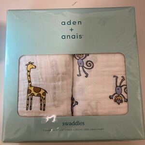 ※14986　aden anais swaddles コットン100％ スワドル おくるみ 新品未使用 120×120