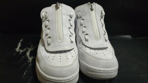 AIR FORCE 1 07 SHROUD/DC8875-100/ローカットスニーカー/26.5cm/白/レザー ナイキ　エアフォース