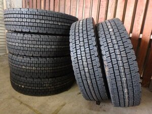 D373-2 2024年製 新品 送料無料【225/80R17.5 123/122】ダンロップ SP081 スタッドレス 6本 室内保管