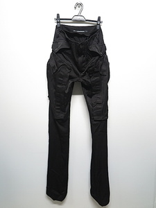 SALE40%OFF/JULIUS・ユリウス/RAYON/COTTON RATINE TROUSERS13/BLACK・2