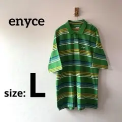 【美品】enyce ボーダー ポロシャツ 90s 00s Y2K B系 BBOY
