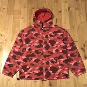 ★リバーシブル★ Pharrell camo パーカー ジャケット Sサイズ a bathing ape BAPE reversible hoodie jacket エイプ ベイプ NIGO i8