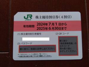 ☆JR東日本　JR東日本株主優待割引券　１枚☆