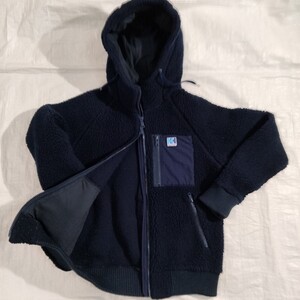 HELLY HANSEN ヘリーハンセン FIBER PILE THERMO HOODIE ファイバーパイル　フーディ フリース　パーカー　ネイビー　L NAVY parka レトロ