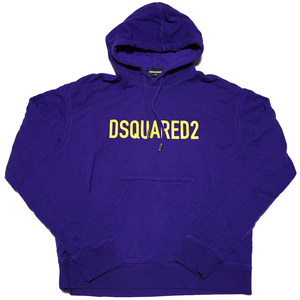 ディースクエアード ロゴ パーカー フーディ パープル XS s75gu0429 DSQUARED2 ユニセックス