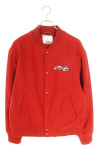 シュプリーム ブルゾン 19AW Delta Logo Varsity Jacket サイズ:M デルタロゴバーシティーブルゾン 中古 OM10