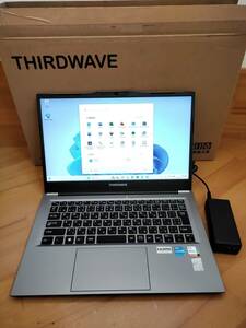 【美品】Thirdwave F-14RP5 ノート パソコン i5 1335U/メモリ 16GB/SSD 512GB/14型 フルHD 非光沢/win11/office 23年8月製