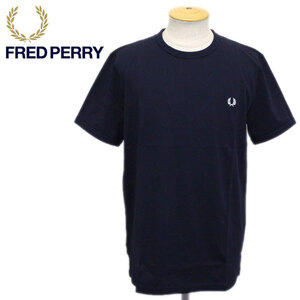 FRED PERRY (フレッドペリー) M3519 RINGER T-SHIRT リンガー Tシャツ FP326 608NAVY M