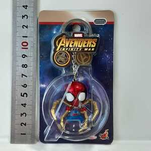 スパイダーマン キーホルダー ホットトイズ　コスベイビー　マーベル アベンジャーズ　インフィニティー・ウォー　フィギュア