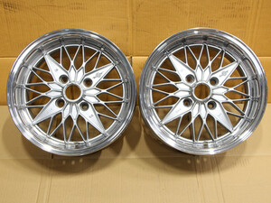 A614 深リム レア 当時物 希少 旧車 MX-4 マナレイ ジャパン 15X6.5J+16 PCD114.3 2本 JDM USDM S13 S14 180SX WIRA A31 手渡し可能 山梨県